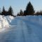 Out the Road in the winter