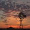 Windmill at sunset