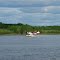Alaska Dept. of Fish & Game plane landing on the Yukon River