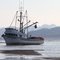 Fishing Boat in Lagoon, Perryville, AK