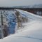 Turn-off from Dalton Highway to Ice Road to Bettles, Alaksa