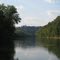 Joe Blackburn Bridge/ Railbridge  seen from south   near Lawrenceburg KY