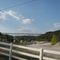 Joe Blackburn Bridge  under railroadbridge seen from the south near Lawrenceburg KY