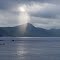 Akun Island, evening view to Akutan