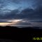 Early Evening at 5-40pm Sunset, also Oil Seach Gas Flame Burn Off at AGOGO area, from Oil Seach Camp on top of High Rigdes in Southern Highlands, PNG