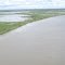 Aireal view over the mighty FLY River near Obo River Town, in Western Province, PNG, Photo by Malum Nalu, on 6-01-2013
