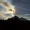 Mount ULAWUN, The FATHER Volcano Steaming with the Sun Pearcing through, near ULAMONA in NAVO area in WNBP, PNG, on 27-10-2011