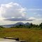 View of LOLOBAU Island from SULE Dirt Strip in Expectation Strait in WNBP, PNG, on 10-11-2000