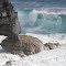 pounding surf