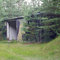 Abandoned military building close to ex-military airfield