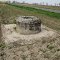 Małujowice - Podstawa armaty plot. Schneider 7,5 cm Flak 97(f)  (Betonsockel / Concrete base for Beute Kanone Schneider 7,5 cm Flak 97(f) )
