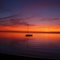 Nowe Guty,Lake Śniardwy at sunset