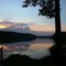 Lake Orzysz at sunset