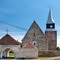 XIII c. church in Gościeszowice, view from the west