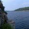 Fishing at the F.E. Walter Dam - High Water Level