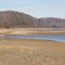 Very low water at Keystone Lake