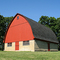 Red barn (built in 1913) in Meyer Woods, Darien, IL