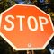 The STOP sign.