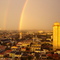 Double rainbow! Lucky!