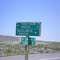 Road Sign on US 395 at Bacon Camp Road