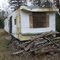 Great old camper at Nett Lake Road,Orr - MN