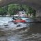 Corvette Boat Under Bridge