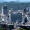 操山山頂１６９ｍより　（岡山市中心部 岡山県庁 クレドビル　中国銀行本店を望む ）
