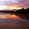 一つ瀬川の夕景