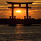 Torii gate 弁天島の鳥居