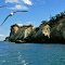 奥松島 嵯峨渓 遊覧船より。 Matsushima. 　Oku-Matsushima is the three most beautiful views and is three Valley in Japan. We look at these from a pleasure boat.