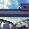 Tama Toshi Monorail Line Wye, Tachikawa 多摩都市モノレール 高松駅北 1000系