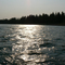 Sunset on the river