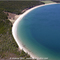Roque Island Beach from the air