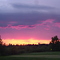 Sunset over Sandbrook in Isanti
