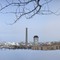 Вид на башню и горы