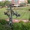 Statue in front of Jeff Gordon's Childrens Wing of hospital