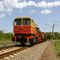 Railway's mashine PMG-348 near o.p. Tekhnikum