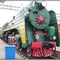 Schnellzugdampflokomotive P 36 im Eisenbahnmuseum bei Nowosibirsk/Akademgorodok