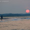 Sun coming up over Holden Beach, NC