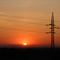 Dusk above the halfdead industrial zone