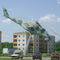 Helicopter monument in the memory of those perished in Chechen war