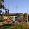 Dubna, Moscow sea, boat station.