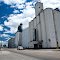 RR Trackside Silos along the Lincoln Highway, Gothenburg, NE