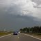 Moscow region. Near Kolomna town - will be thunderstorm ahead
