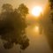 Sunrise on Istra-river