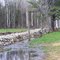 Nice new stone wall.