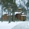 Петрово-Дальнее, Красногорский район, МО. Храм Успения Пресвятой Богородицы. Зима. Uspenia Presvyatoy Bogorodicy church. Winter