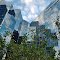 Montreal.  Downtown.      Crystallized Skyscrapers ...