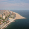 Coney Island Beach New York by air