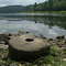 Old mill stone (Volga river)/Старый жернов на берегу Волги (под Старицей)
